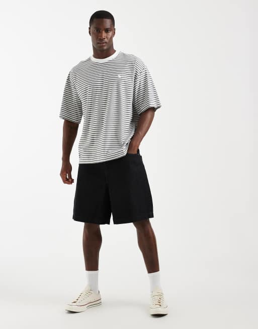 Carhartt WIP - Dupree - T-shirt bianca a righe, 2 di 5