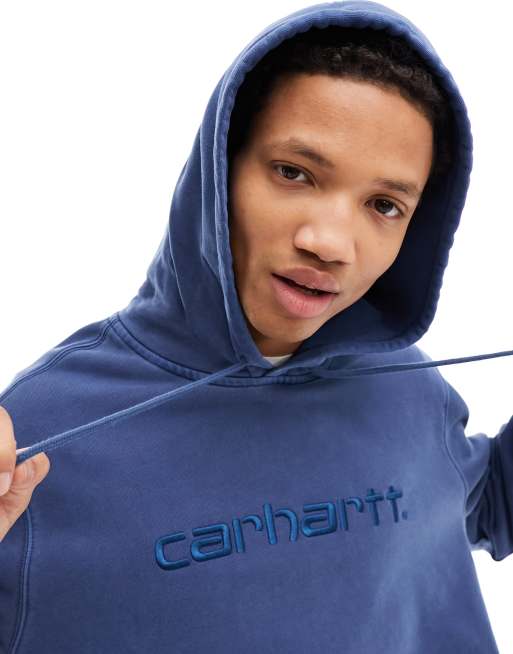 Carhartt WIP - Duster - Blå hættetrøje, 4 af 4