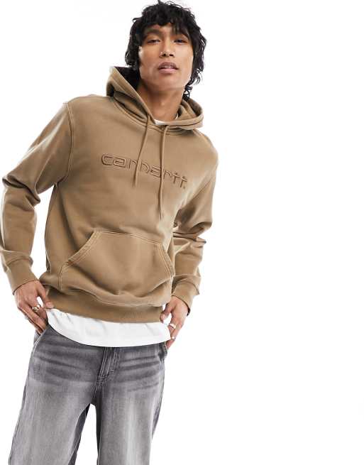Carhartt WIP - Duster - Brun hættetrøje