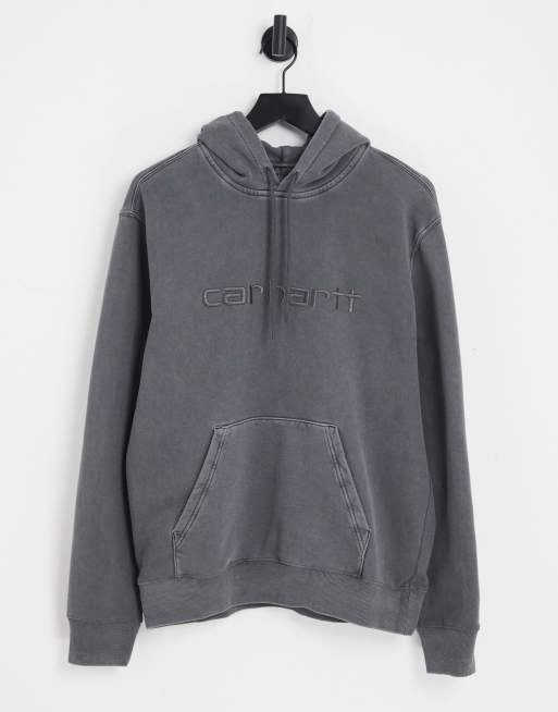 Carhartt WIP - Duster - Felpa con cappuccio pesante con tintura a pigmento marrone