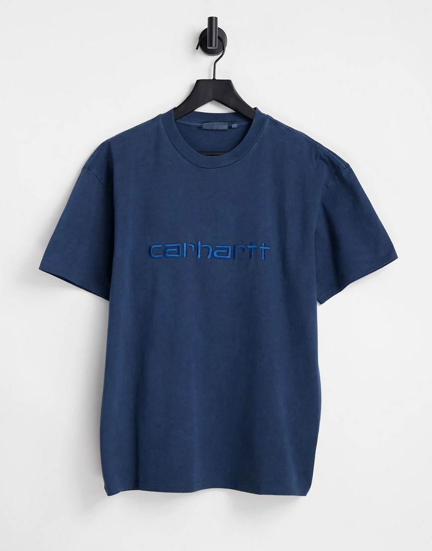 Carhartt WIP duster heavyweight t-shirt in dark navy