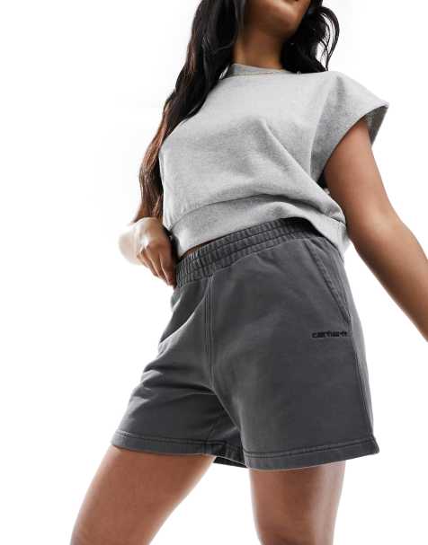 Carhartt WIP duster sweat shorts in black - view 1