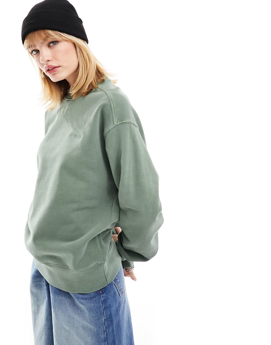 Carhartt WIP duster sweatshirt in green