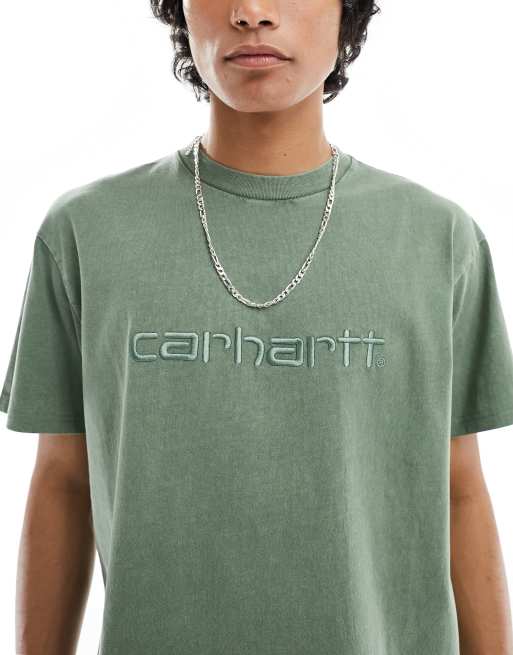 Carhartt WIP duster t-shirt in green | ASOS