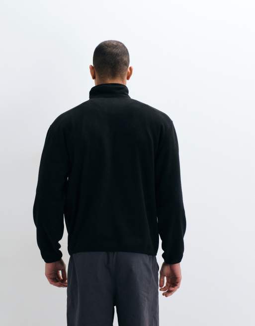 Carhartt WIP - Edmore - Sudadera negra con media cremallera, 4 de 5