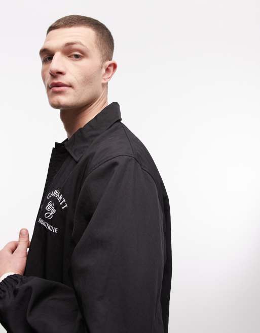 Carhartt WIP - Eightynine - Giacca coach nera con logo, 4 di 5