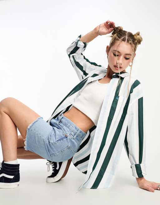 Carhartt WIP – Elcano – Niebieska koszula oversize