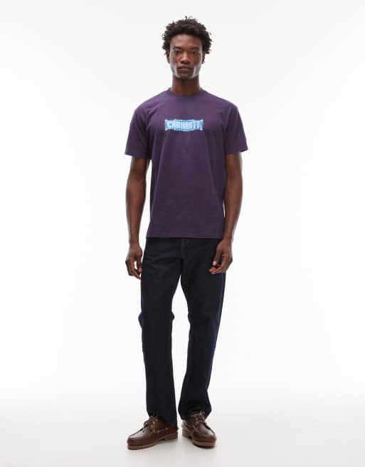 Carhartt WIP – Electric Boogie – Lila t-shirt med ledig passform, 2 av 5