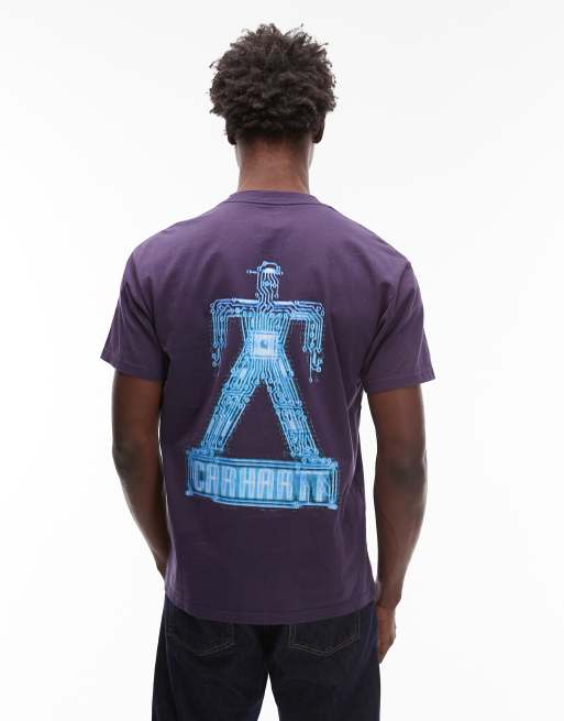 Carhartt WIP – Electric Boogie – Lila t-shirt med ledig passform, 3 av 5