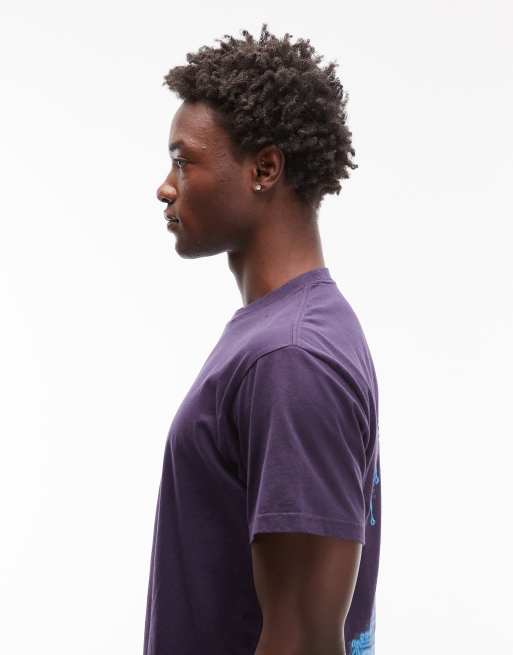 Carhartt WIP – Electric Boogie – Lila t-shirt med ledig passform, 4 av 5