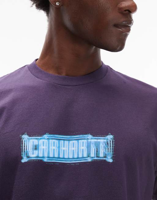 Carhartt WIP – Electric Boogie – Lila t-shirt med ledig passform, 5 av 5