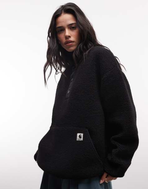 Carhartt WIP - Elliot - Chaqueta negra estilo forro con cuello alzado - view 1