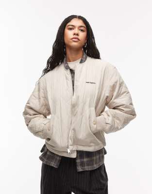 Carhartt WIP - Elma - Gefütterte Jacke in Beige-Neutral