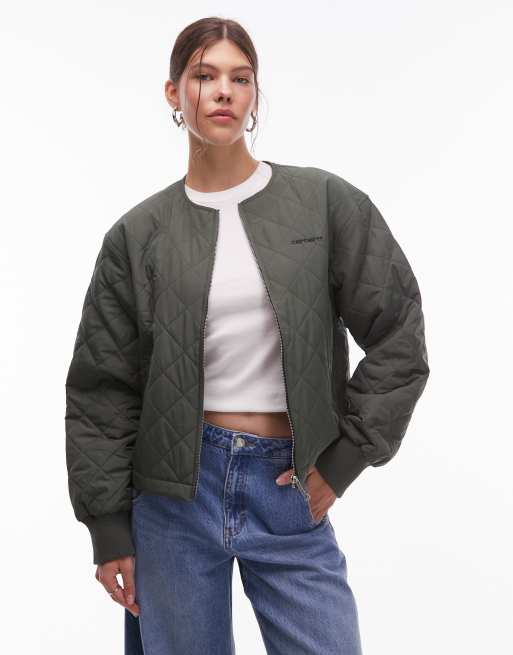 Carhartt WIP – Elma – Grön foderjacka, 2 av 4