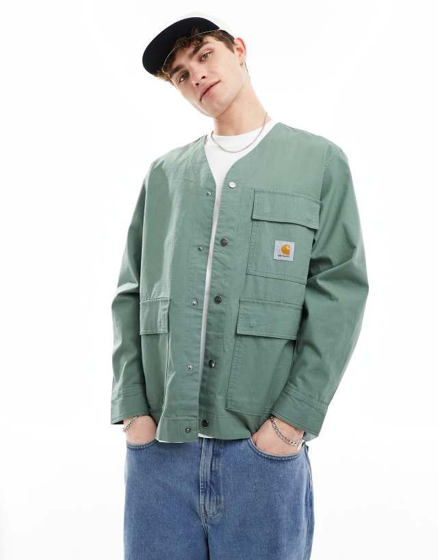 Carhartt WIP - elroy overshirt in green