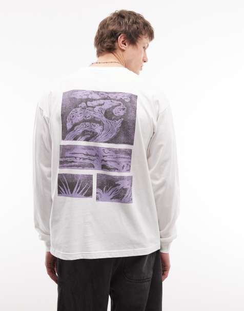 Carhartt WIP - Emerge - T-shirt à manches longues avec imprimé au dos - Blanc - view 1