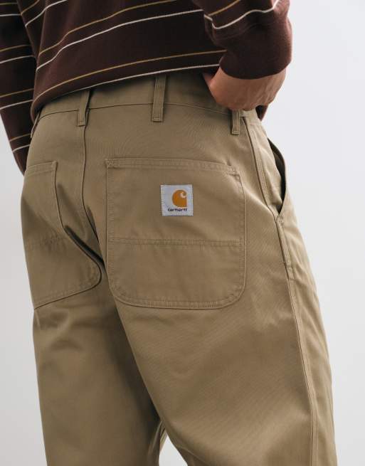 Carhartt WIP enkel byxa i beige, 4 av 5
