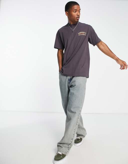 Carhartt WIP - Entrance - T-shirt viola slavato, 4 di 4