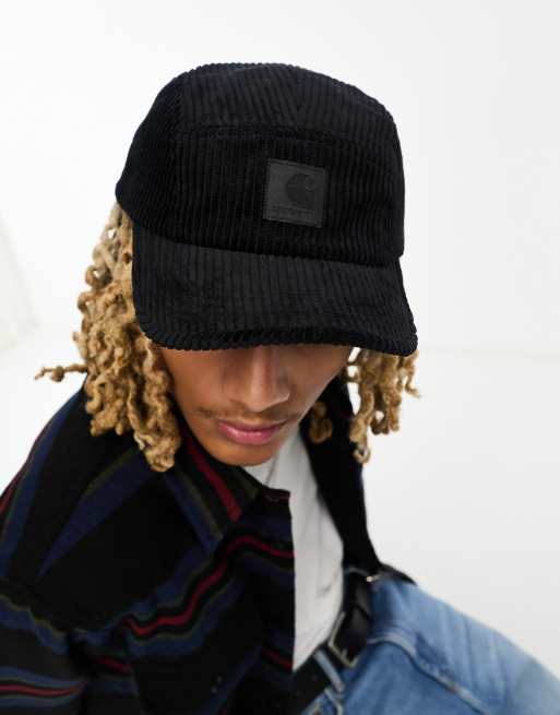 Carhartt WIP erie 5 panel cap in black ASOS