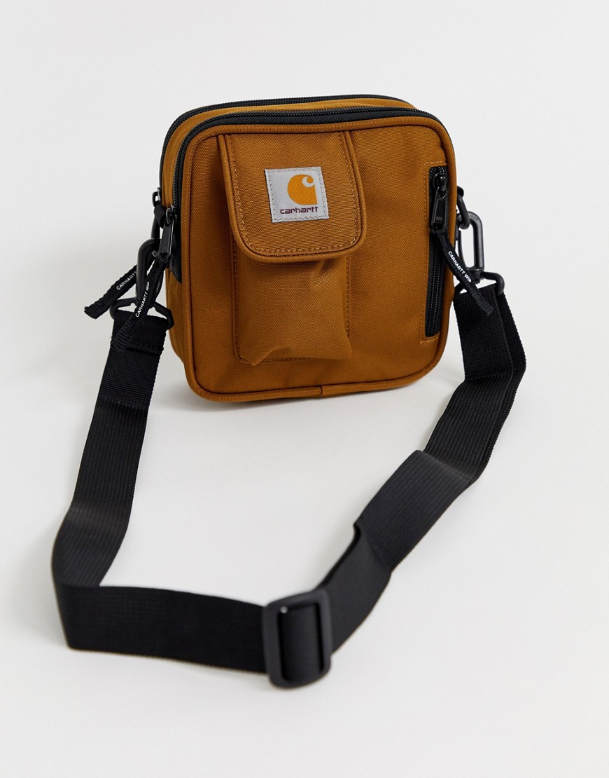 Carhartt WIP Essentials flight bag in hamilton brown