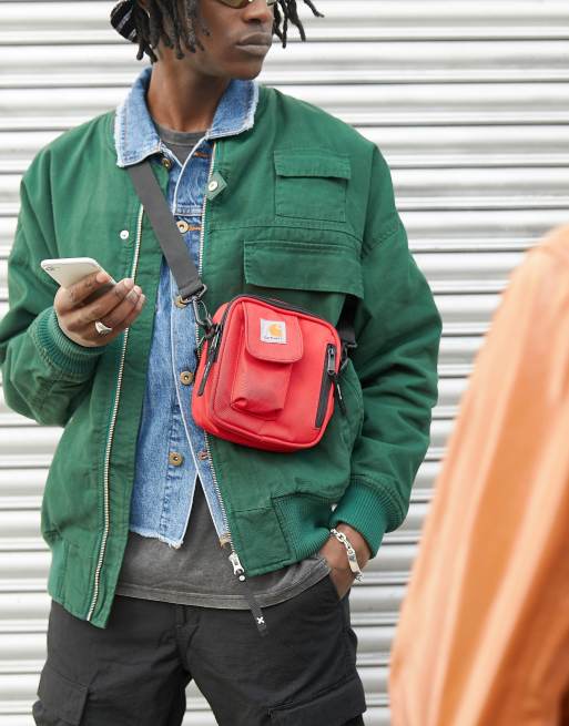 Carhartt WIP Essentials flight bag in red