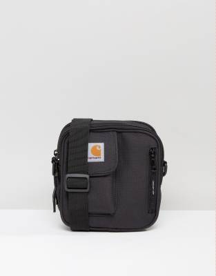 carhartt wip essentials flight bag in black