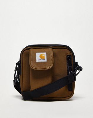 Carhartt WIP essentials unisex flight bag in brown - ASOS Price Checker