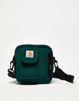 Carhartt WIP - Essentials - Unisex reistasje van corduroy in groen