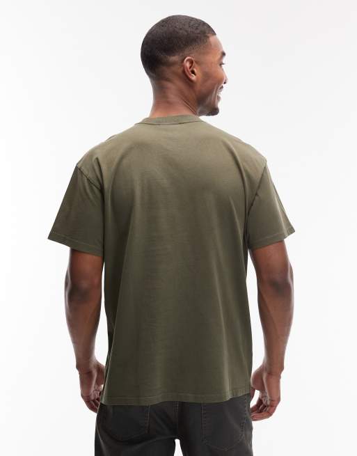 Carhartt WIP - Faded Pond Corps - Grøn T-shirt, 3 af 5