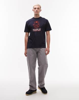 Carhartt Fairplay Loose Fit T-shirt In Blue