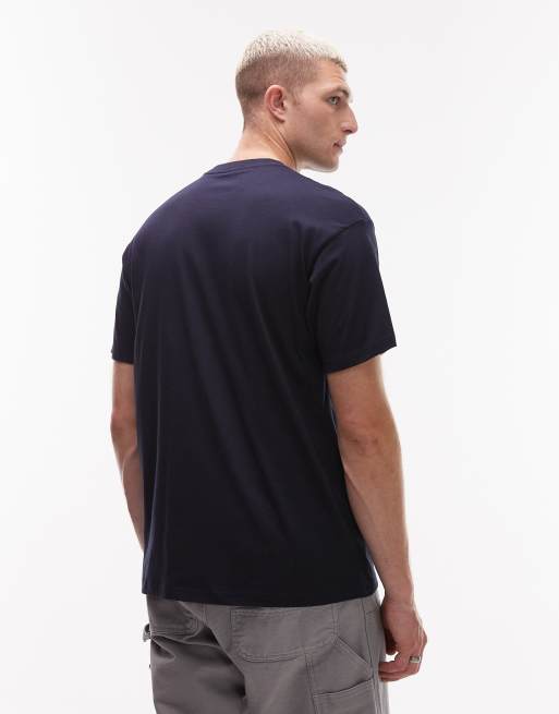 Carhartt WIP - Fairplay - Marineblå T-shirt i løstsiddende pasform, 3 af 5