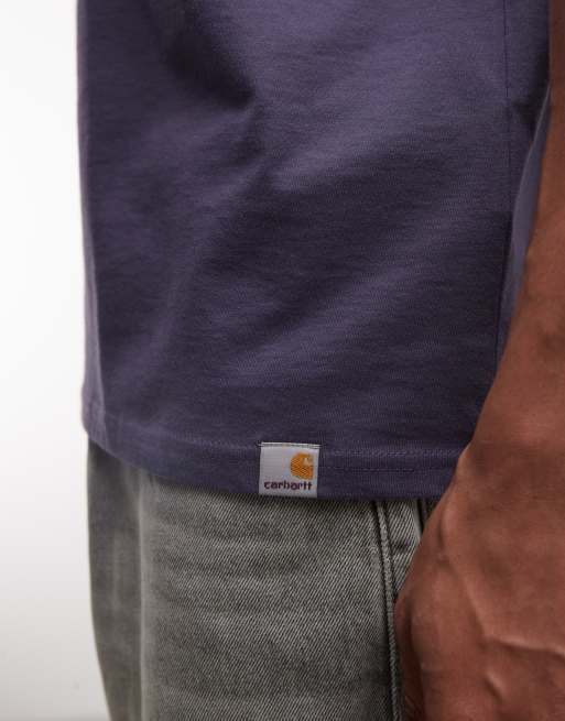 Carhartt WIP fan graphic t-shirt in purple, 2 of 5