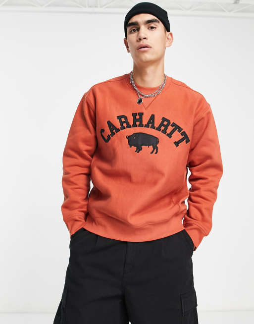 Carhartt cheap felpa arancione