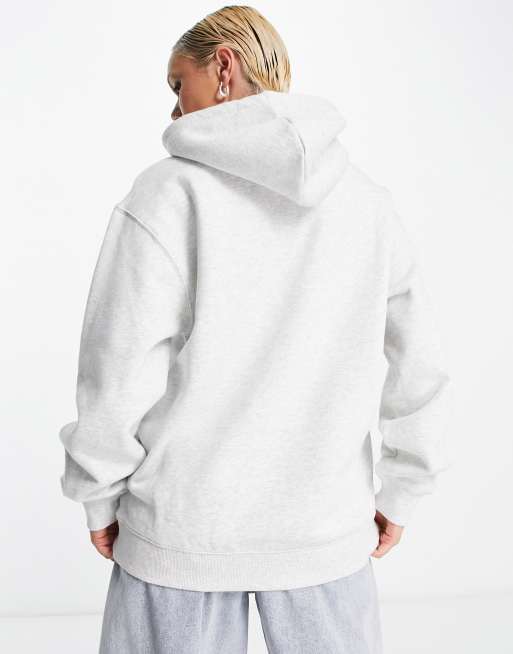 Carhartt WIP - Felpa con cappuccio comoda grigia con logo ricamato, 2 di 4