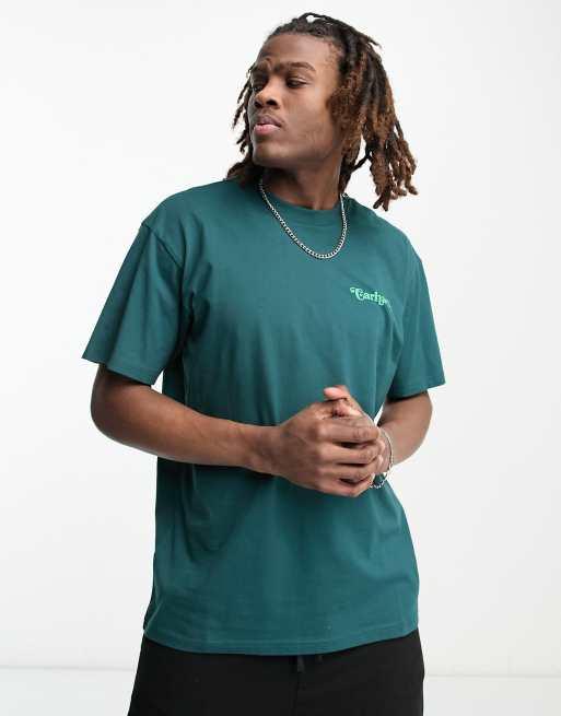 ★2023SS新作★CARHARTT★S/S FEZ T-SHIRT Carhartt WIP fez t-shirt in green | ASOS