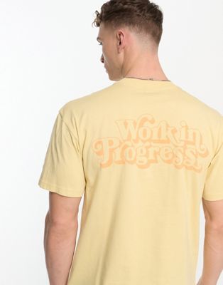 Carhartt WIP fez t-shirt in yellow - ASOS Price Checker
