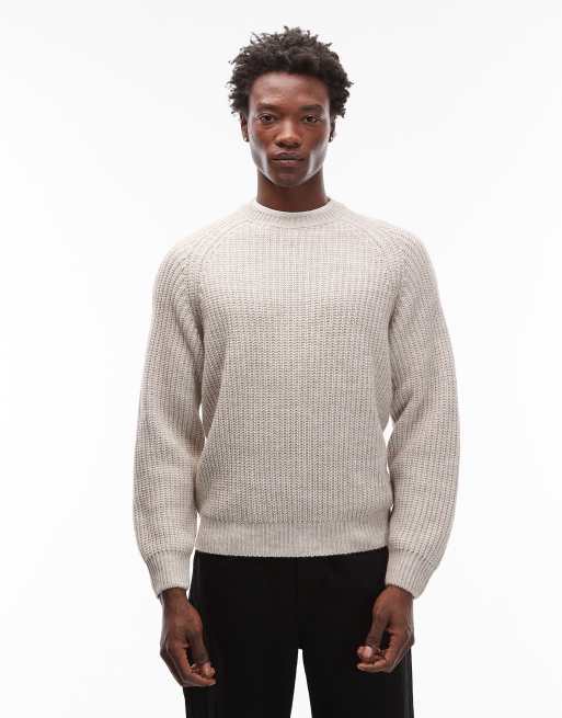Carhartt WIP firth knit sweater in off white