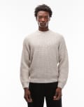 [Carhartt WIP] Carhartt WIP Firth knitted jumper in off white 2XL White