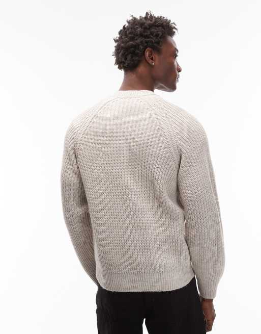 Carhartt WIP Firth knitted jumper in off white, 3 of 5