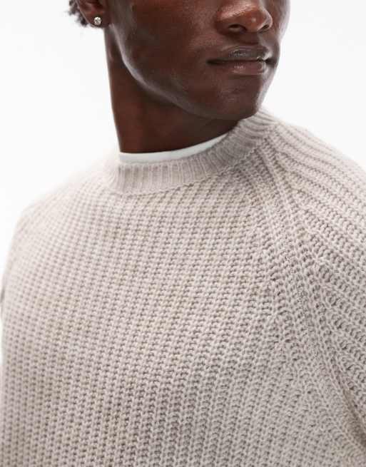 Carhartt WIP Firth knitted jumper in off white, 5 of 5