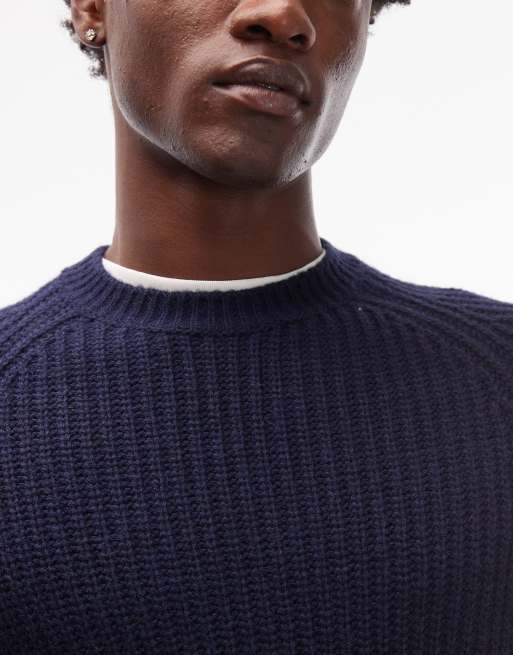 Carhartt WIP - Firth - Mørk marineblå striktrøje, 5 af 5