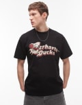 [Carhartt WIP] Carhartt WIP flaming ducks graphic t-shirt in black XS Black