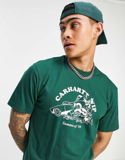 Carhartt shirt hot sale green