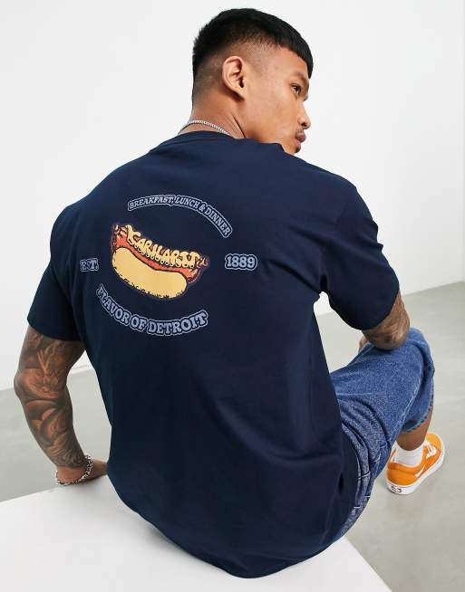 Carhartt WIP flavour backprint t-shirt in navy