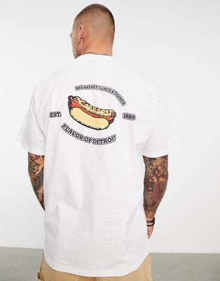 Carhartt WIP flavour backprint t-shirt in white
