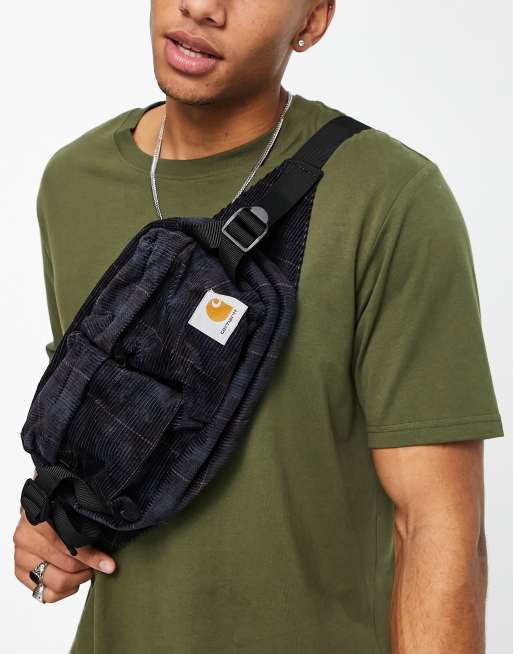 Carhartt WIP – Flint – Blå rutig magväska i manchester