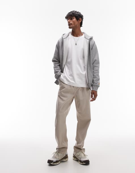 Carhartt WIP – Flint – Gräddvita byxor - view 1