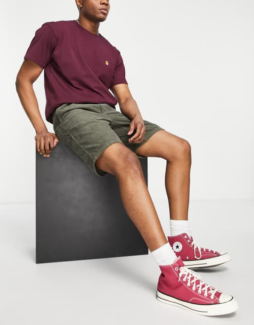 Carhartt WIP – Flint – Gröna snickarshorts i manchester, 3 av 4
