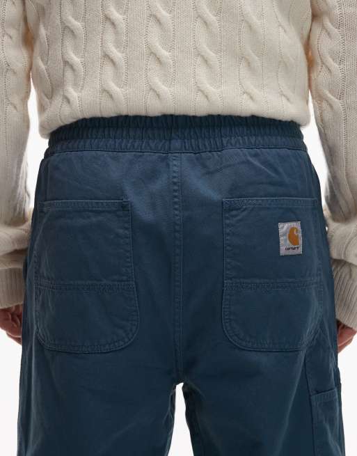 Carhartt WIP - Flint - Lyseblå bukser i tapered fit, 4 af 5