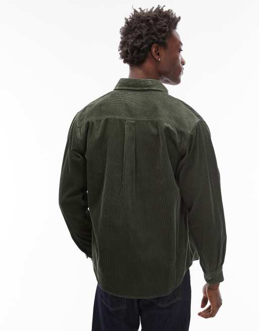 Carhartt WIP – Flint – Mörkgrön skjorta i manchester, 3 av 5